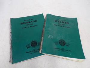 lot 8 image: 1 Richland ND, and 1 Wilkin MN Atlas