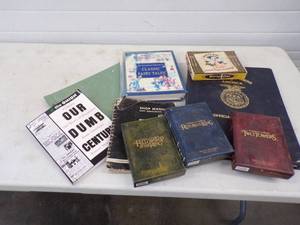 lot 29 image: Vintage Lot of Various Lord of the Rings Books, Scrap Books, And others