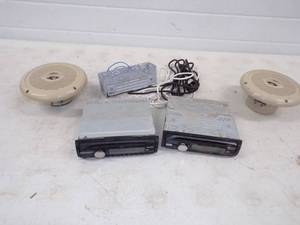 lot 100 image: Pair of Sony Car Radios with Speakers