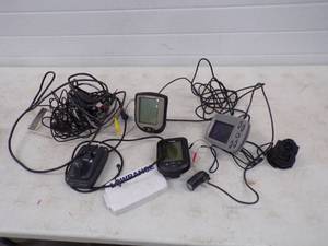 lot 101 image: 4 Fish Finders with Cables