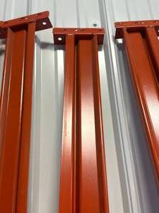 lot 6 image: Lot of 12 Wide Span Pallet Racking Beams