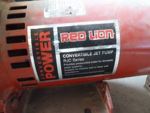 Red Lion Water Pump
