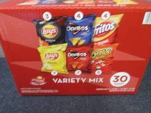 lot 358 image: 30 pk Frito Lay Variety Mix...