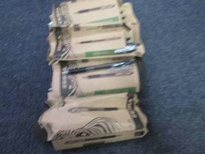 lot 366 image: 4- open Zebra Pen Eco Jimnie-Clip R...