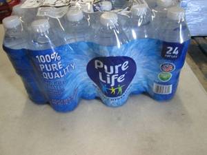 lot 385 image: 24- 16.9 oz Bottles Pure Life Water...