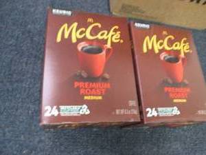 lot 393 image: 2- 24 ct McCafe Medium Roast Kcups...