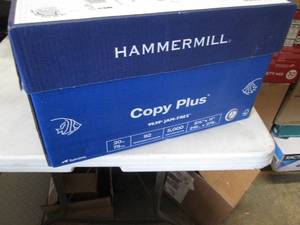 lot 403 image: 5000 sheet Case Hammermill 20 lb 8....
