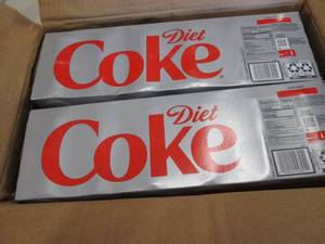 lot 412 image: 2- 12 pks Diet Coke...