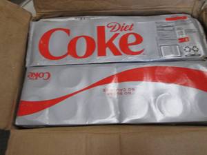 lot 414 image: 2- 12 pks Diet Coke...