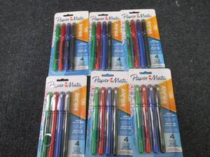 lot 421 image: 6- 4pks PaperMate InkJoy Gel Medium...