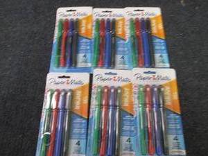 lot 426 image: 6- 4pks PaperMate InkJoy Gel Medium...