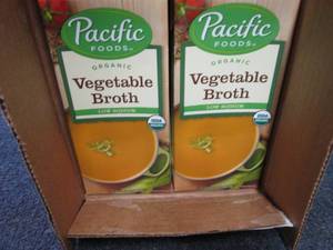 lot 181 image: 12-32 oz Pacific Foods Low Sodium V...