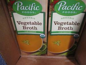 lot 183 image: 12-32 oz Pacific Foods Low Sodium V...
