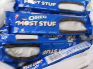 lot 196 image: 12-3 oz Oreos Most Stuf...