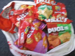 lot 205 image: 12 Bags Assorted Snacks...