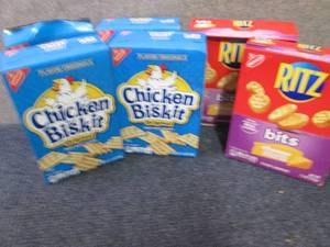 lot 219 image: 6 Boxes Crackers- in date...