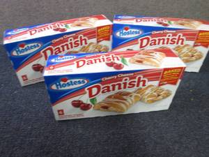 lot 258 image: 3- 16.5 oz Boxes Hostess Cherry Che...