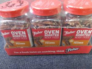 lot 297 image: 6- 17 oz Jars Fisher Oven Roasted P...