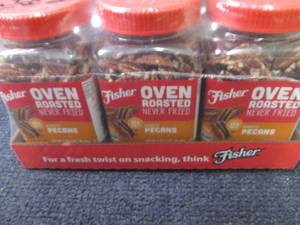 lot 299 image: 6- 17 oz Jars Fisher Oven Roasted P...