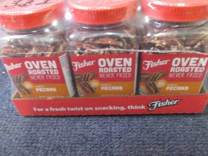 lot 300 image: 6- 17 oz Jars Fisher Oven Roasted P...