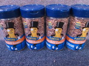lot 306 image: 4- 5.85 oz Jars Planters Roasted Su...