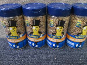 lot 310 image: 4- 5.85 oz Jars Planters Roasted Su...