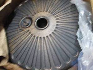 lot 5 image: Patio Premier Round Blow Mold Umbre...
