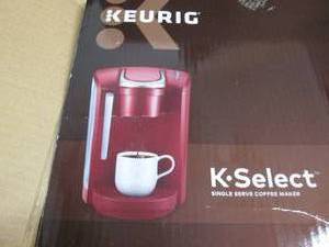 lot 7 image: Keurig K-Select Brewer open box Ret...