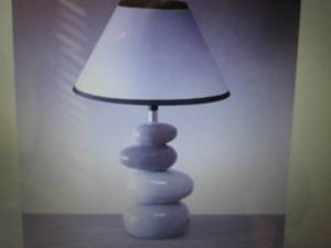 lot 19 image: Simple Designs Ceramic Stone Table ...