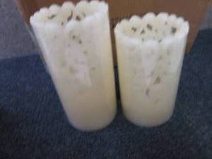 lot 37 image: 2 LED Pillar Candles...