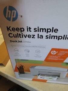 lot 39 image: HP Deskjet 2755e Wi-Fi All-in-One I...