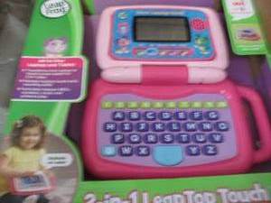 lot 45 image: LeapFrog 2-in-1 LeapTop Touch - Pin...