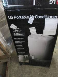 lot 59 image: LG 6,000 BTU Portable Air Condition...