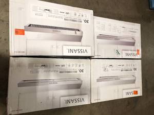 Lot of  4 Assorted Vissani Range Hoods   Customer Returns See Pictures