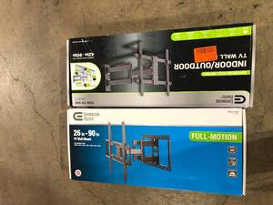 Lot of 2 Assorted TV Wall Mounts Customer Returns See Picture