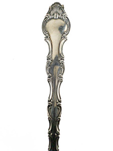 lot 107 image: ANTIQUE STERLING SILVER Souvenir Spoon - Gorham Strasbourg (1897), Hand Engraved Grants Tomb New York
