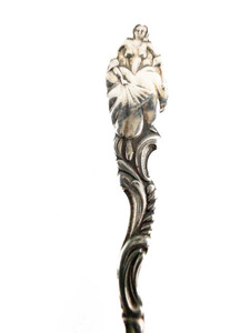 lot 119 image: Swedish Dancing Lady Two Pronged Snail Fork