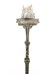 lot 138 image: 900 SILVER - Mesker Mainz A Rhein Tourist souvenir spoon
