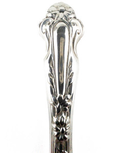 lot 171 image: STERLING SILVER - R. Blackinton Daisy, Cheese Server with Stainless Blade