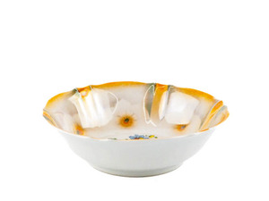 lot 237 image: Bavaria VINTAGE Transferware China Bowl 8 38in ChinaPorcelain.