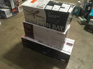 Lot of Assorted Lighting Various Models and Conditions Customer Returns See Pictures