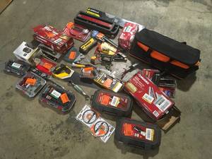 Lot of Assorted Tools and Hardware Various Models and Conditions Customer Returns See Pictures