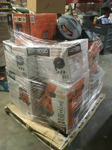 Pallet of Ridgid WetDry Shop Vacs   Customer Returns See Pictures