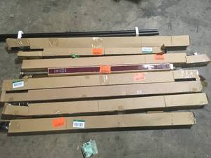 Lot of Home Decorators Collection 36 in. - 72 in. Mix and Match Telescoping 1 in. Single Curtain Rod Customer Returns See Pictures
