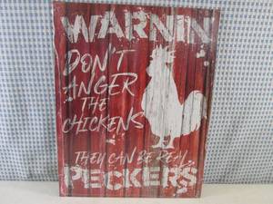 lot 9 image: (FS) Warnin Dont Anger The Chicke...