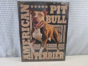 lot 14 image: (C-2) American Pit Bull Terrier Tin...
