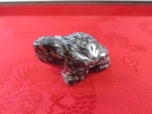 lot 24 image: (FS) Snowflake Obsidian Turtle Gems...