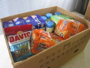 lot 94 image: (C-3) Box Full of Assorted FoodsSn...