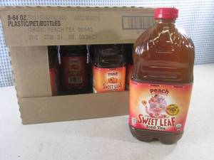 lot 103 image: (C-2) Case 8 Bottles Peach Sweet Le...