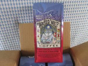 lot 117 image: (B-3) 6 Bags Whole Bean Wicked Wolf...